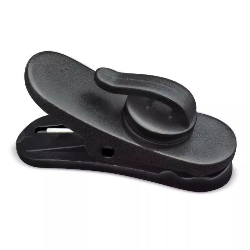 Desk Cable Clip - 10 buah klip kabel earphone berputar-plastik