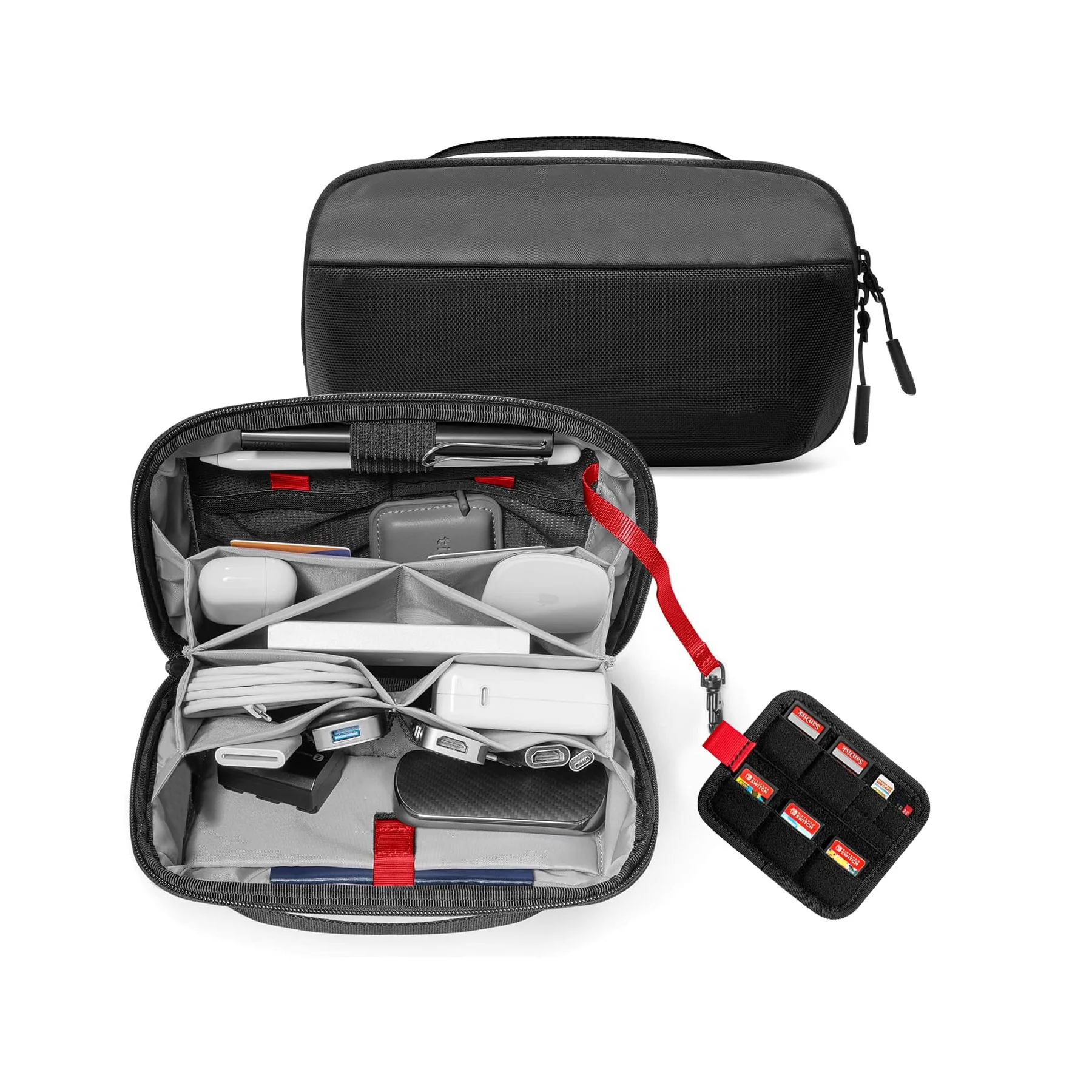 Tech Accessories Shop - Kantong Organizer Perlengkapan Teknologi Perjalanan, Tahan
