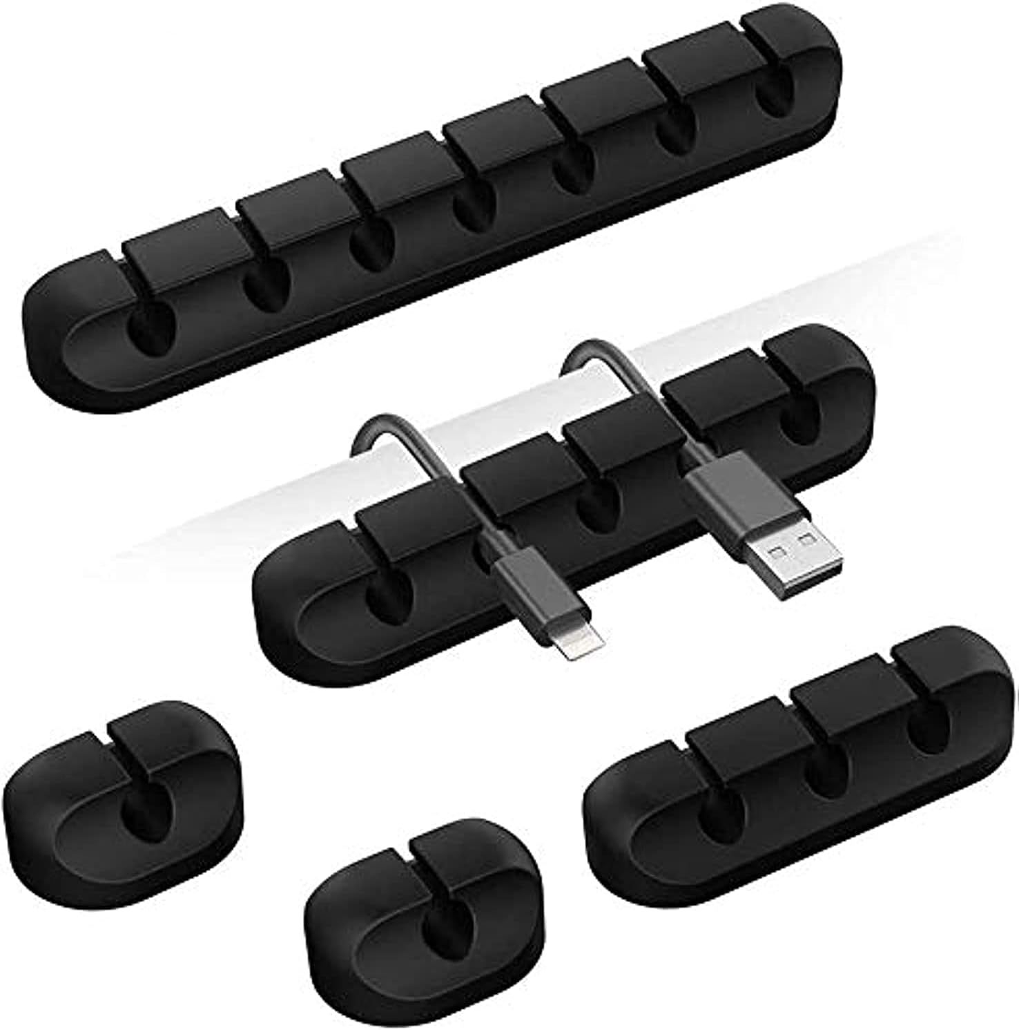 Desk Cable Clip - Penjepit Kabel Perekat Pengatur Manajemen Kabel