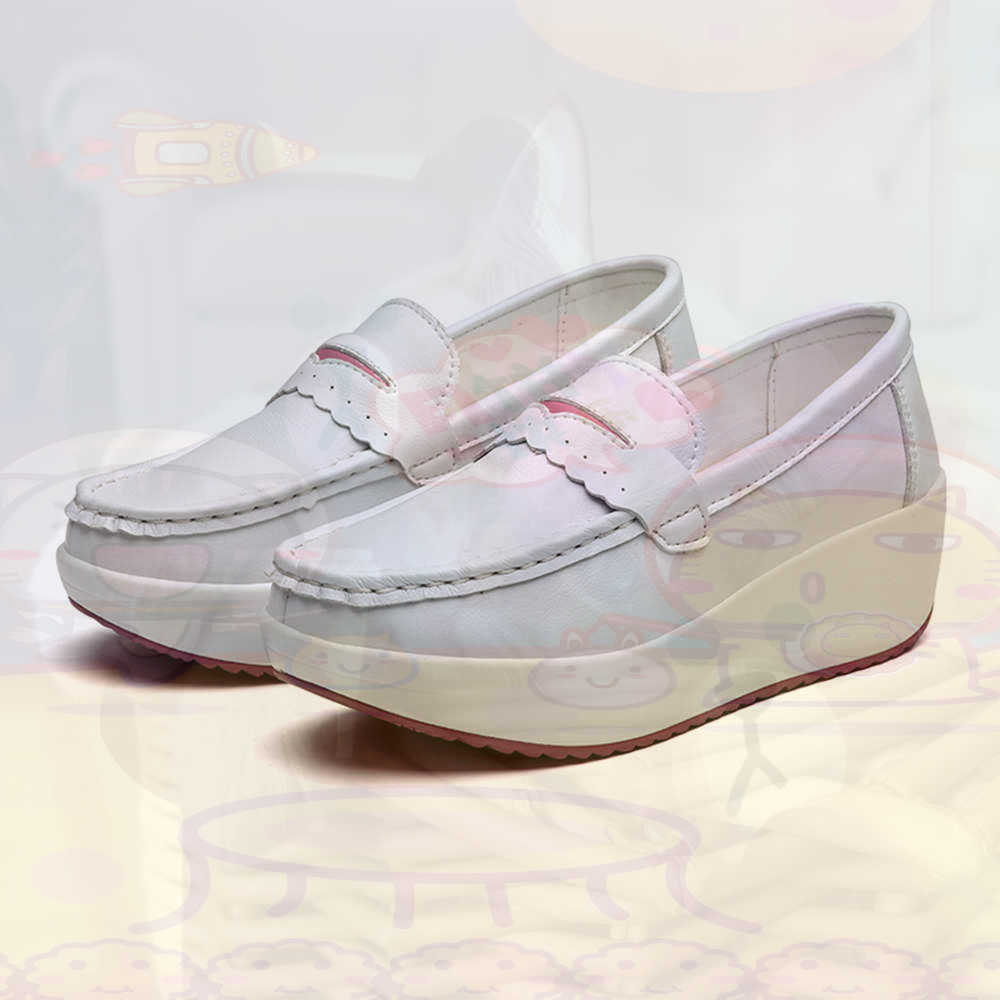Best Tech Office Accessories - Plataform Sepatu Kets Merah Muda Musim