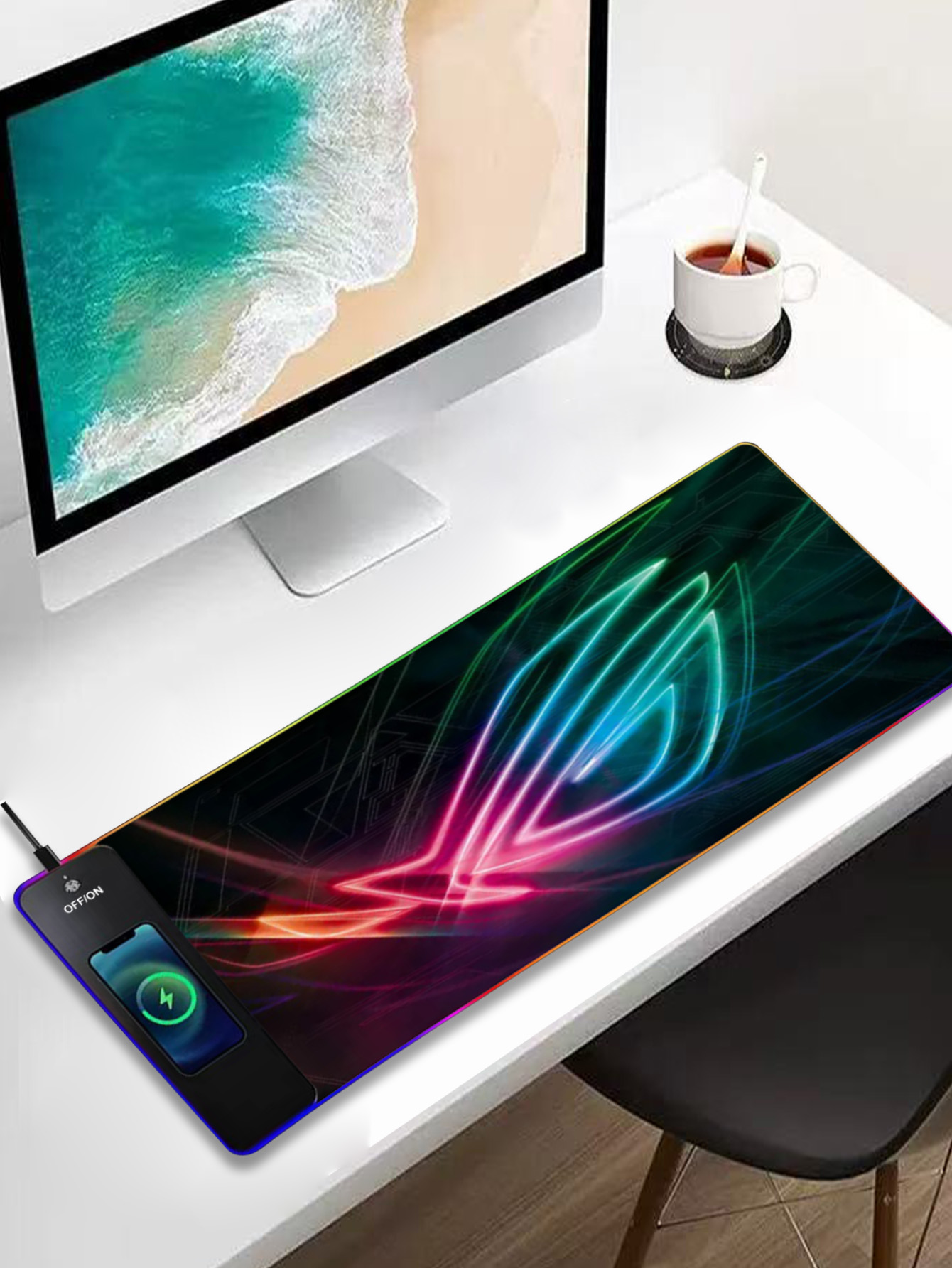 Mouse Charging Pad - Alas Mouse Pengisi Daya Nirkabel 15W