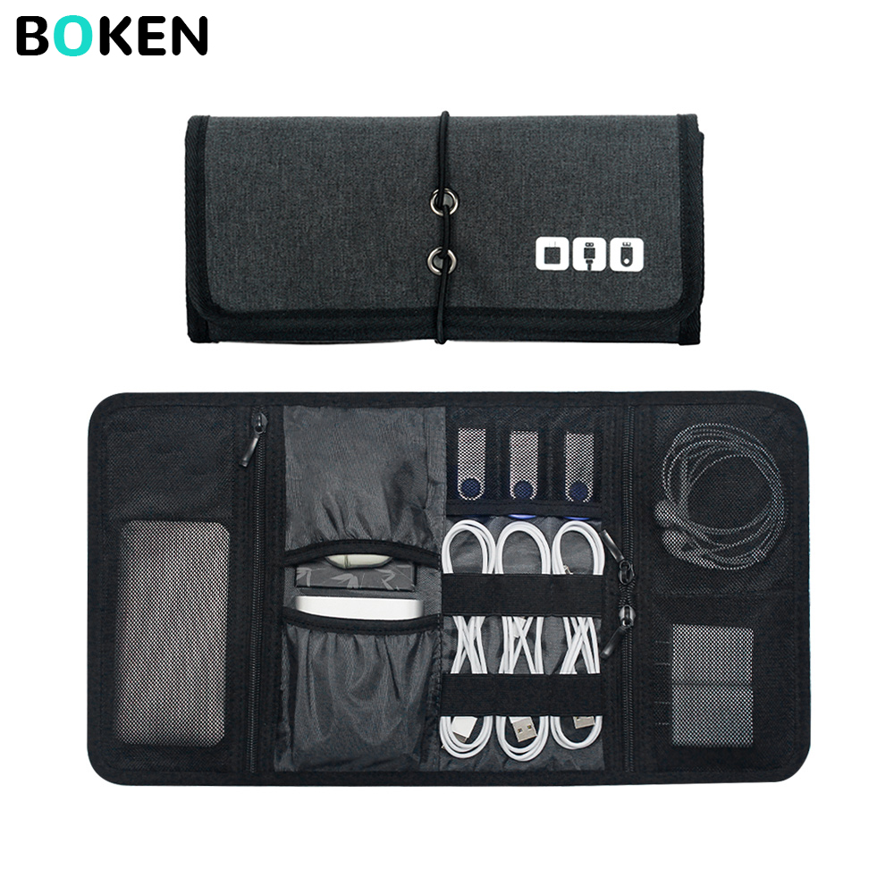 Tech Accessories Storage - Tas Organizer Teknologi Tempat Penyimpanan Kabel