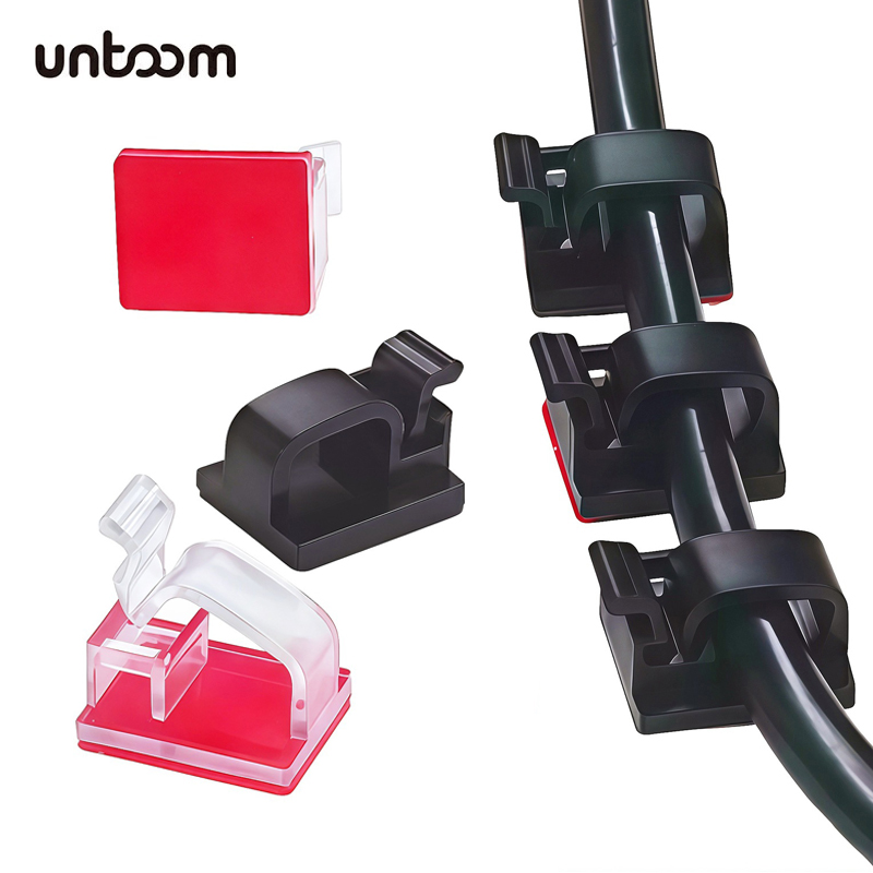 Desk Cable Clip - 20 PCS Klip Kabel Perekat Pengatur