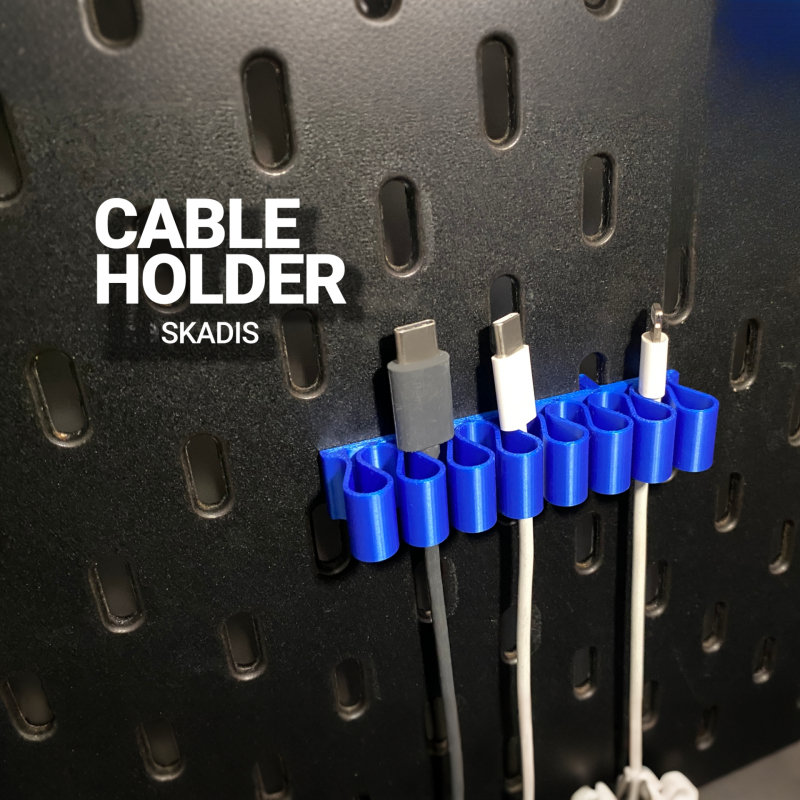 Desk Cable Clip - Penjepit Pengatur Kabel Pegboard Dinding untuk