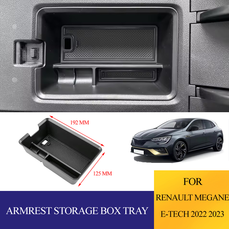 Tech Accessories Shop - Kotak Penyimpanan Sandaran Tangan Mobil ABS