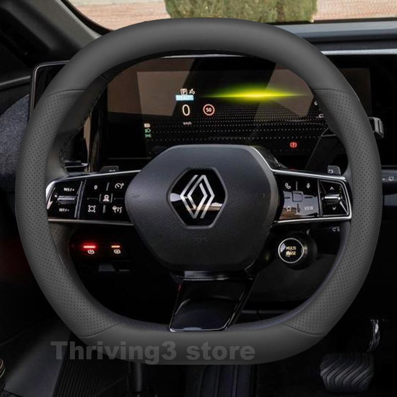 Tech Accessories Hub - Penutup Roda Kemudi Mobil Kulit untuk