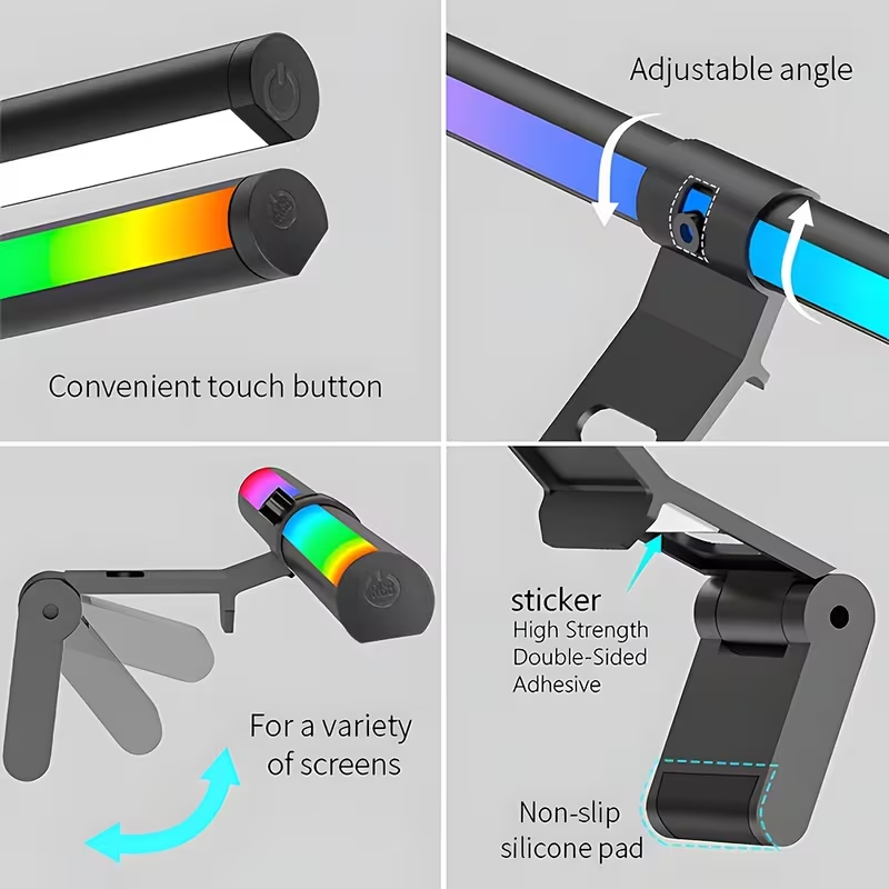 Lampu Monitor RGB Lightbar Atm - Tech Accessories For Desk ulasan dan harga
