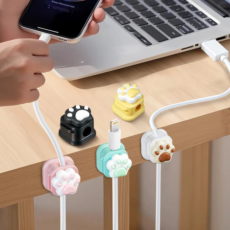 Desktop Lucu Pengatur Kabel Pe - Desk Cable Clip ulasan dan harga