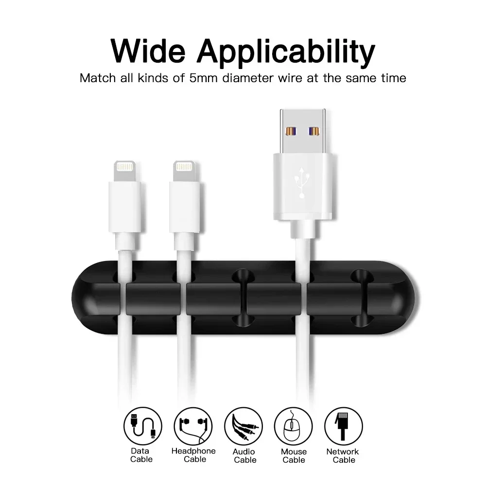 Penjepit Kabel Perekat Pengatu - Desk Cable Clip ulasan dan harga