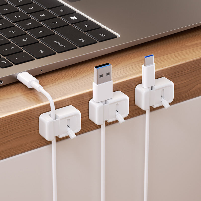 Klip Pengatur Kabel untuk Meja - Desk Cable Clip ulasan dan harga