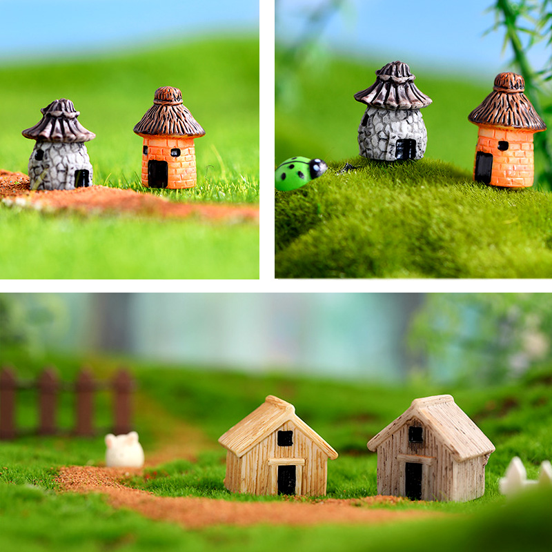 Patung Rumah Kecil Mini Keraji - Tech House Accessories ulasan dan harga