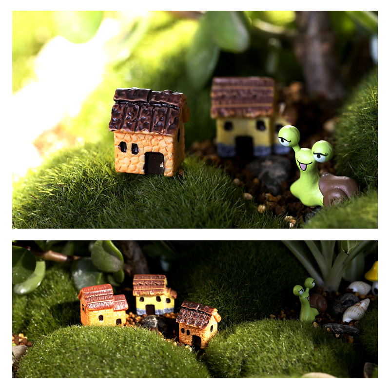 Patung Rumah Kecil Mini Keraji - Tech House Accessories ulasan dan harga