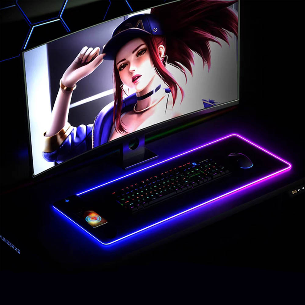 Alas Mouse RGB dengan Pengisi  - Mouse Charging Pad ulasan dan harga