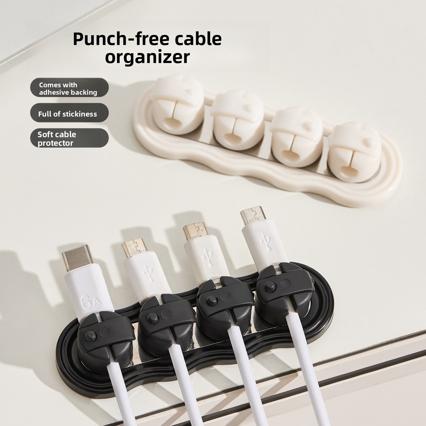 Pengatur Kabel Magnetik Pereka - Desk Cable Clip ulasan dan harga