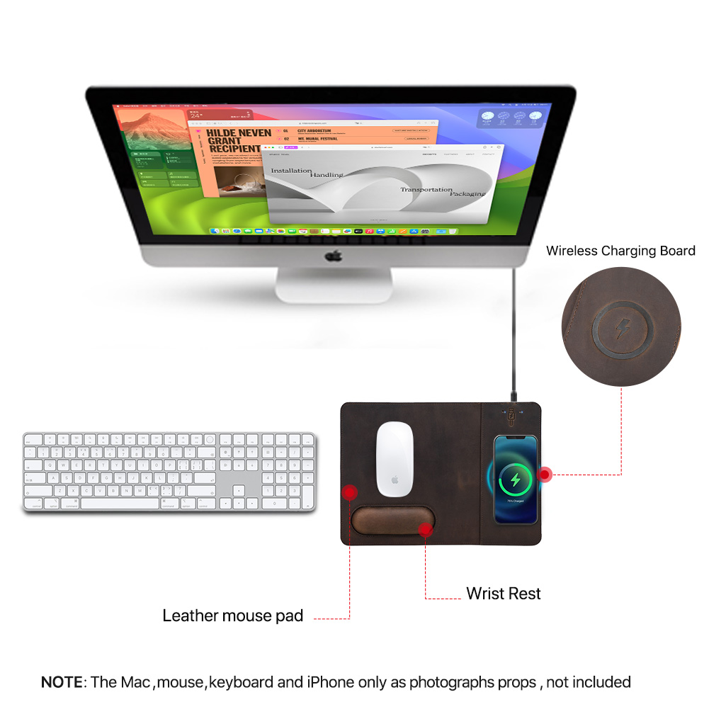 Mouse Pad dengan pengisi daya  - Mouse Charging Pad ulasan dan harga