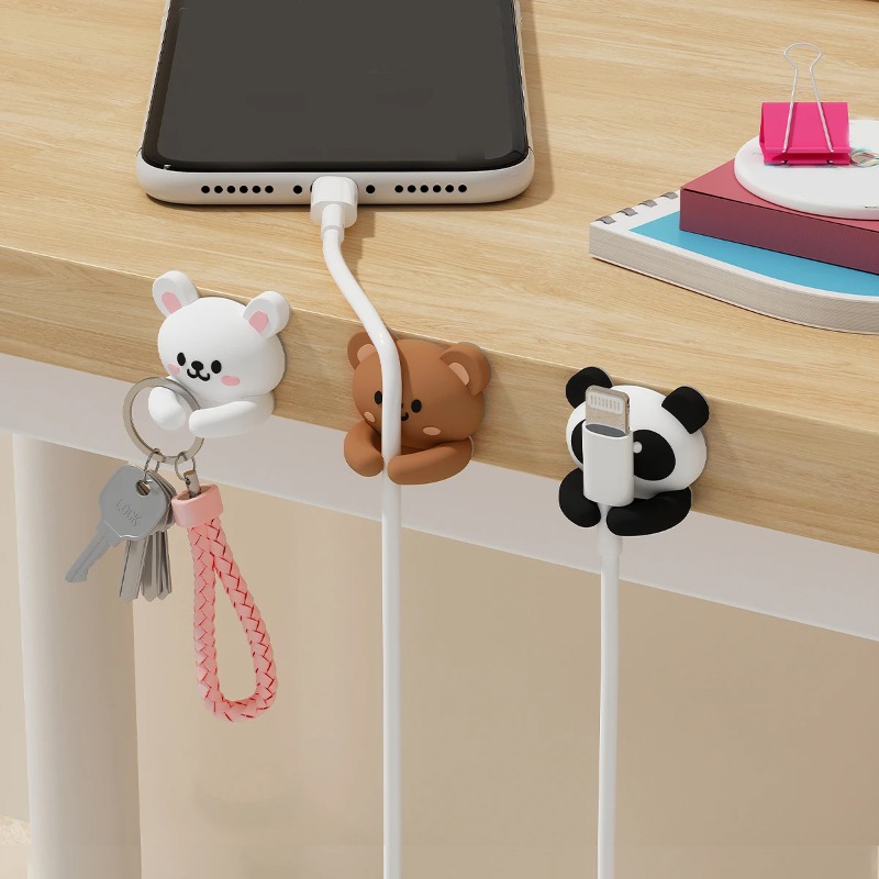 WORTHBUY Penjepit Pengatur Kab - Desk Cable Clip ulasan dan harga