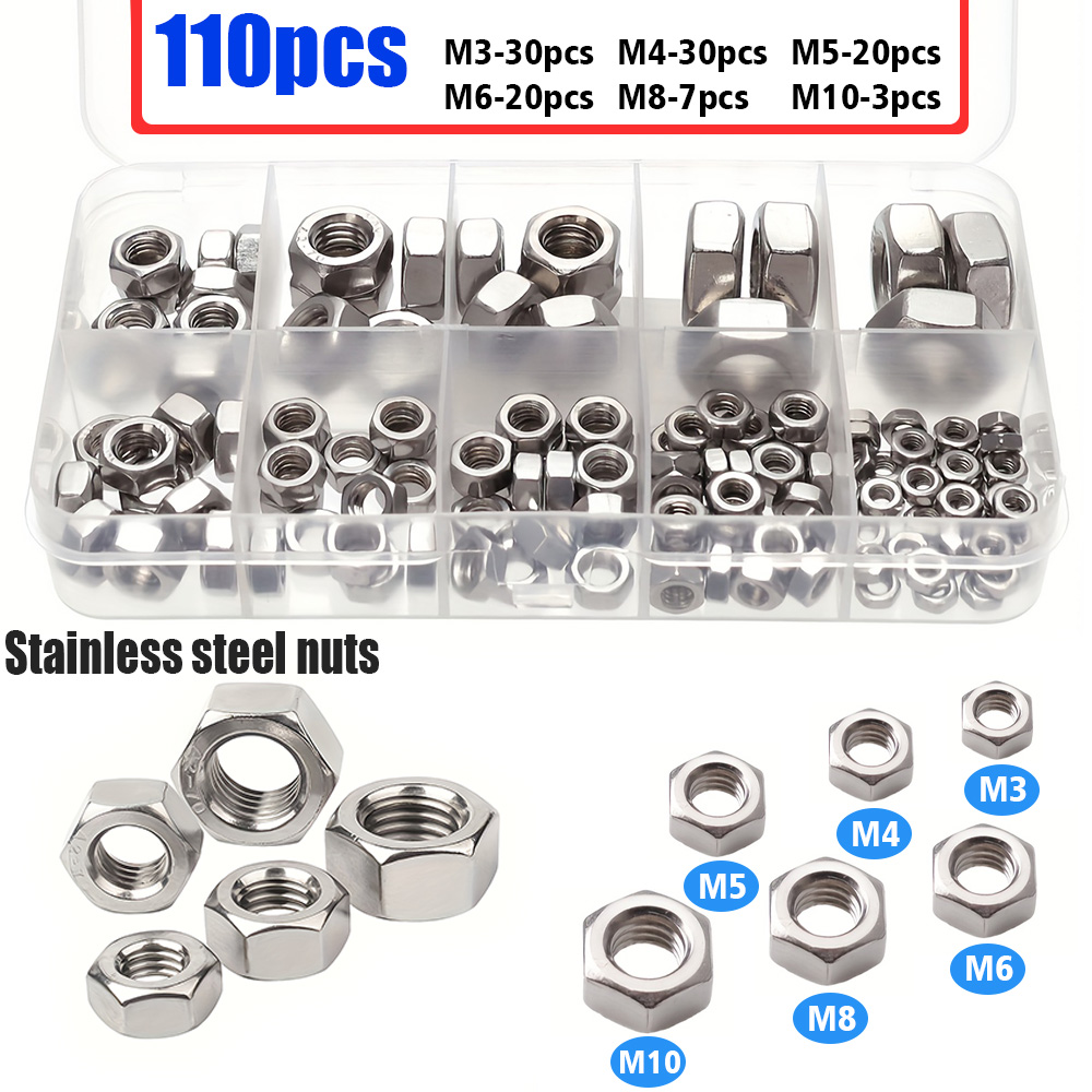 Set Mur Heksagonal Baja Tahan  - Tech House Accessories ulasan dan harga